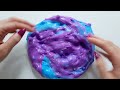 PURPLE VS BLUE ǀ Mixing random into CLEAR SLIME ǀ Relaxing Slime Video