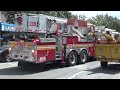 FDNY Tower Ladder 138 responding