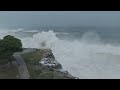 Hurricane Beryl Sends Waves Crashing Fiercely Against Santo Domingo's Malecon