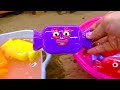 How to Make Rainbow Worm Bathtub by Mixing All My SLIME on Apple Coloring! Satisfying ASMR Videos