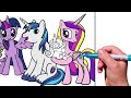 Coloring Pages MY LITTLE PONY - Twilight Sparkle. How to color My Little Pony. Easy Drawing Tutorial