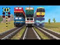 【踏切アニメ】あぶない電車 KERETA WADIDAW !! Tebak Gambar Kereta Api 🚦Fumikiri 3D Railroad Crossing Animation