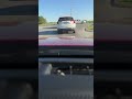 London Area Bad Drivers - distracted driver not paying attention to road & is swerving over lanes