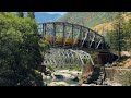 Union Pacific Railroad Big Boy 4014 Steam Engine in Feather River Canyon with bridges