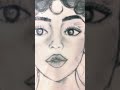 Face Drawing Tutorial❤️#sketching #art #facedrawing #viral #portrait#youtubevideo