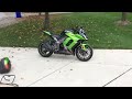 Kawasaki Ninja 1000 with Givi Panniers and Fender Eliminator