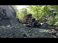 Dozer in the Forest{Difficult and DANGEROUS road TRYING TO DO} WE ARE TRYING TO MAKE A DIFFICULT