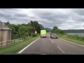 A9 Road Falkirk to Scrabster Harbour entire length time lapse