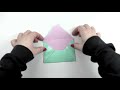 Super Easy Origami Envelope Tutorial - DIY - Paper Kawaii