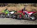 Kawasaki KLX300 VS Honda CRF300L - Dirt Bike Magazine