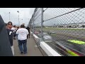 Walking by fence at NASCAR's Daytona 500