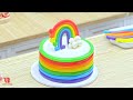 Satisfying Rainbow Cake🌈1000+ Miniature Rainbow Cake🌞Best Of Rainbow Cake Ideas