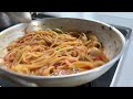 How a Pro Chef Makes Arrabbiata Pasta with a Whole Onion | An Eating Experience You Will Remember