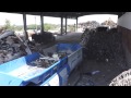 Lindner 95 DK Shredder C&D mixed with MSW, rail road ties, Proterra Recycling Systems