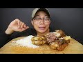 CRISPY PATA (DEEP FRIED PORK HOCK) WITH DIPPING SAUCE AND RICE MUKBANG | Eating Show
