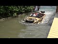 Schwimmwagen in super slow motion at Attersee, Pfingstentreffen 2018.