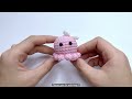 Crochet Mini Octopus Tutorial🐙| Móc Bạch Tuộc Mini