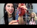 Unboxing the Monster High Skullector X Chucky and Tiffany 2 Pack Dolls