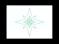 Simple Radial Art: Star Rose Creation Video on ProCreate App