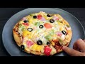 ఒవేన్ లేకుండా ఇంట్లో ఉంటె వాటితోనే ఇలా పిజ్జా చేస్కోండి | Pizza Recipe | Wheat Flour Pizza in Telugu
