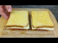 These sandwiches will disappear in a second! Recipe with simple ingredients for breakfast!