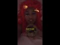 Nicki drinking pickle juice on Instagram Live 😂 #nickiminaj #shorts #viral