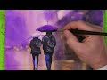 How to Paint a Rainy Street Scene in Watercolour