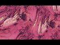 Abstract marbled bronze and pink fluid music visualization AI art