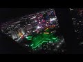 Riding on a helicopter over Las Vegas