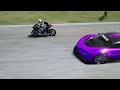 Kawasaki Ninja H2R Supercharged vs Bugatti Bolide vs Koenigsegg Jesko vs Bugatti Vision GT