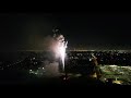 Drone view, July 4th Fireworks in Kearny NJ