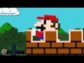 Super Mario Bros. but Mario touches Anything and it changes into LEGO?...