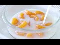 Nothing can be tastier and easier! Beautiful Fruits Milk Agar Jelly Cake