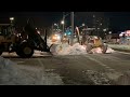 Snow removal operation on Richmond road January 22nd 2024