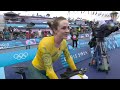 Australia's Grace Brown fights rain, BRINGS THUNDER for first Olympic gold in Paris | NBC Sports