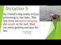 English Listening practice: Intermediate Dictation 82 Simple Past Sentences