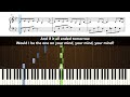 Ariana Grande - intro (end of the world) - Piano Tutorial with Sheet Music