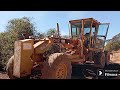 motoniveladora Caterpillar 120k trabalhando .Caterpillar Patrla Motor Grader