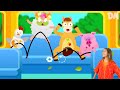 The Wheels on The Bus Song (Animal Version) with Max | Nursery Rhymes & Kids Songs | Dominoki