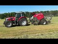 Massey Ferguson 7S.180 and RB4160 Protec combi-baler