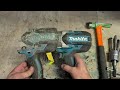 Repairing a Box of broken power tools from a steel fabricator.