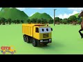 Road Repair by construction Vehicles - drill truck ,Wheel Loader and Dump Trucks for Kids.