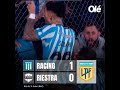 Racing Club 1=0 Deportivo Riestra/ Narración de Radio La Red Pipi Novello/ Ligal de Argentina 🏆