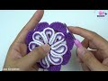 crochet flower keychain!👌So Easy and So Beautiful🌸! crochet keychain!