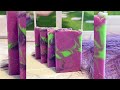 Mom's Lilac Blossom Cold Process Soap Remake - Hanger Swirl