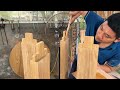 Woodworking Delight: Building a Sturdy Dining Set for 6 People from Hardwood