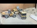 RC Huina 1583 Play Work at home, RC Bulldozer 1569 Push land, #truck #automobile #rcdumptruck