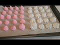 JUST 2 EGG WHITES AND SUGAR MAKES  THESE 40 CLASSIC MERINGUES / BEZELE THAT WILL MELT IN YOUR MOUTH