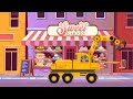 Gas station Construction -  Construction Machinery and Excavator Street Vehicles Animation