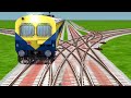 5️⃣+5️⃣Train crossing game//Train simulator classic New video //Railroad game//Indian Train